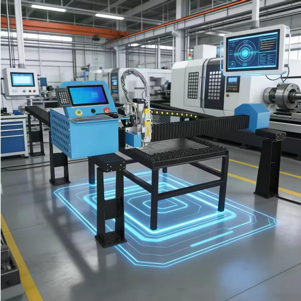 Industrial Laser Metal Cutting Machine - Industrial Portable Gantry CNC Automatic Hiwin