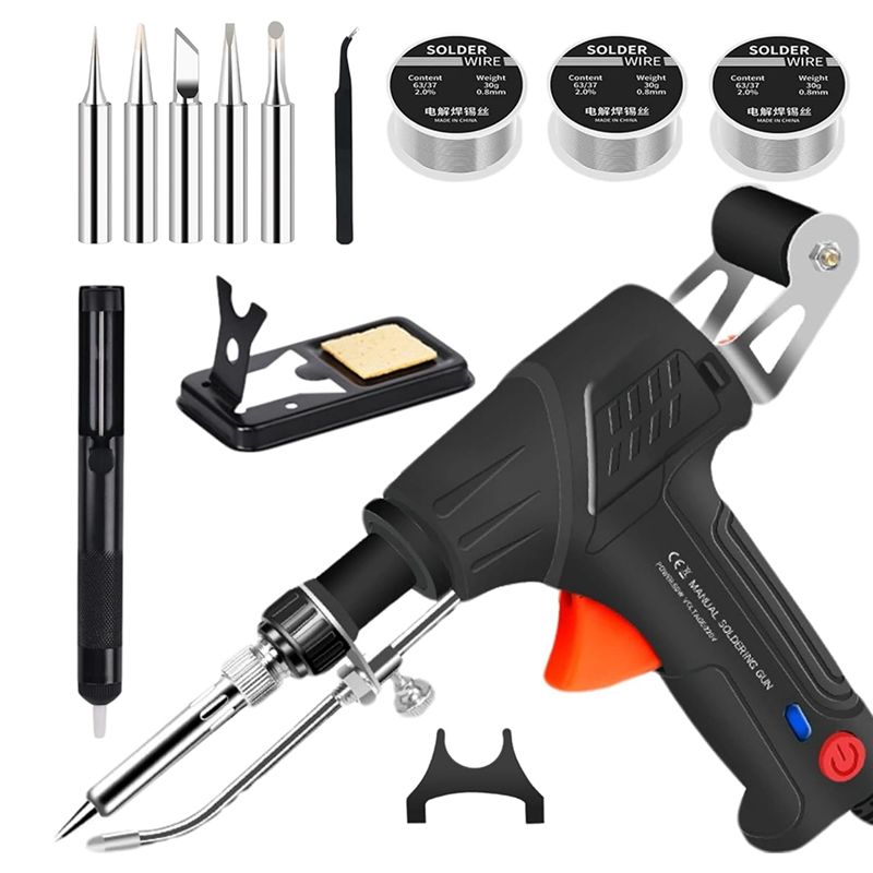 Industrial Laser Solder Iron - AC88-Ayyecoeeye Internally Heated Industrial Laser-Welding Tool,