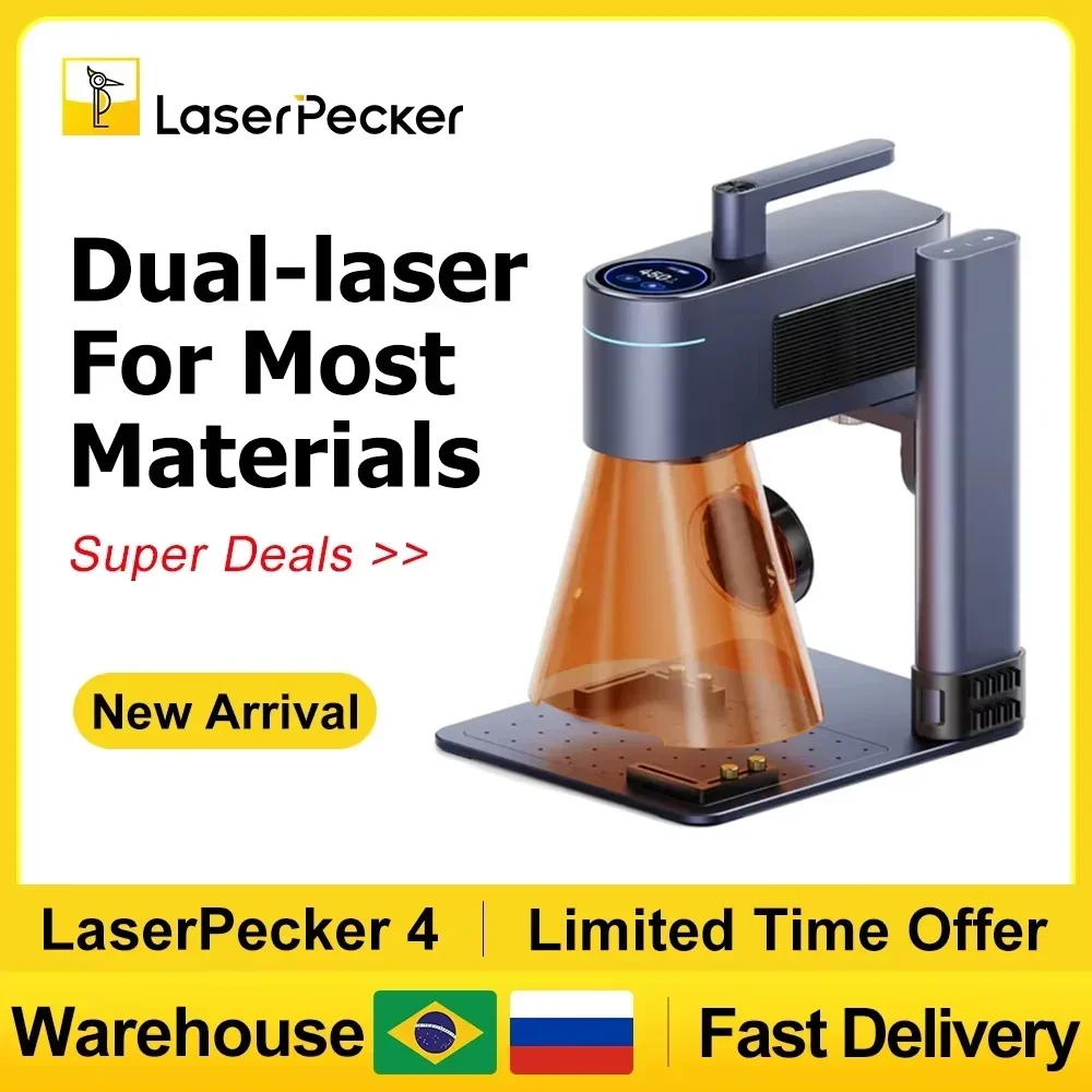 Industrial Laser Machines - LASERPECKER 4 LP4 Laser Engraving Machine