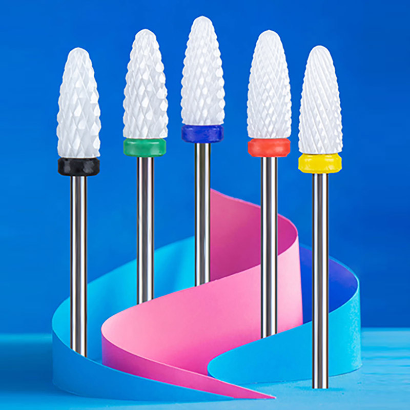 Acrylic Cutting Machine - 1pc Ceramic Nail Drill Bit for