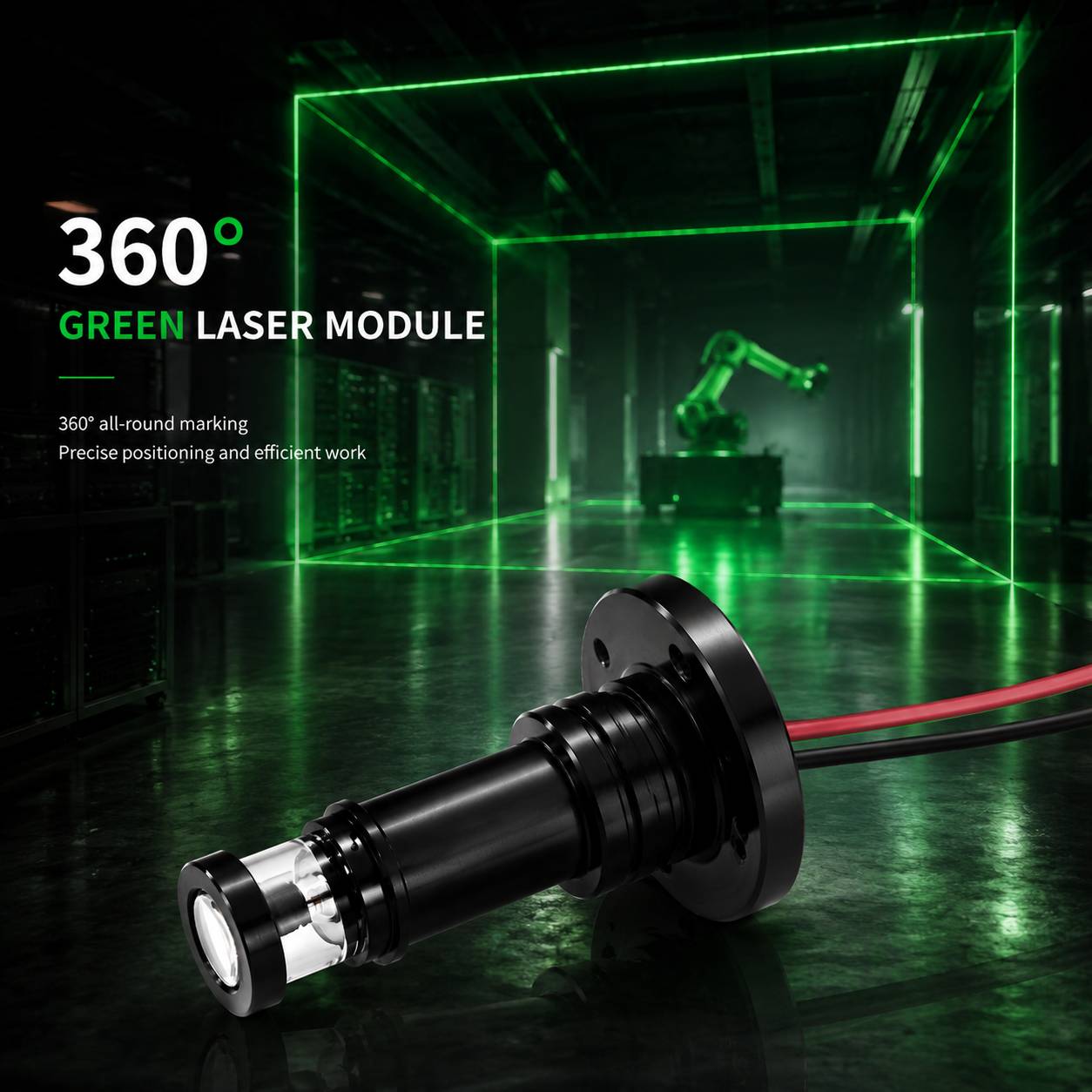 Industrial Flange Mount 30mW R - огляд і ціна Industrial Laser Line