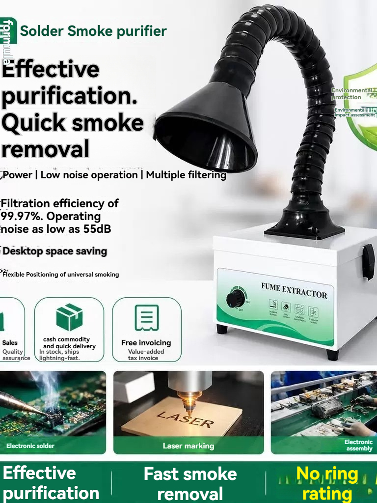 Mini Solder Smoke Absorber – I - огляд і ціна Industrial Laser Fume Extractor