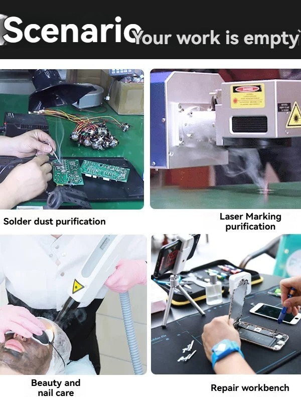 Mini Solder Smoke Absorber – I - огляд і ціна Industrial Laser Fume Extractor