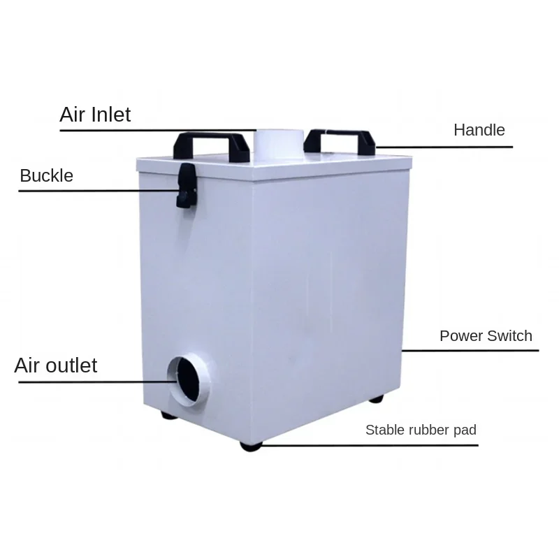 120W Industrial Pure Air Fume  - огляд і ціна Industrial Laser Fume Extractor