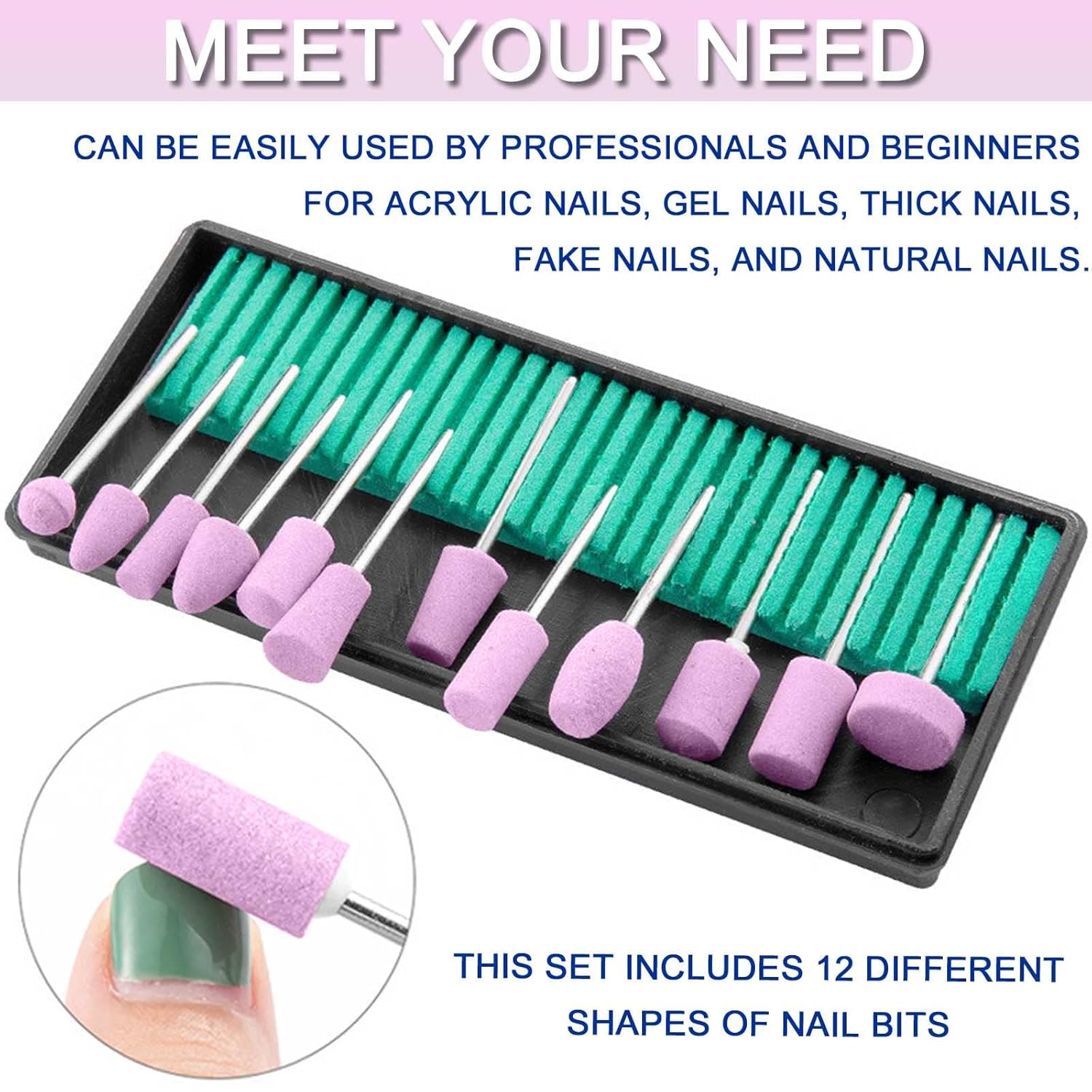 YIKOOLIN 12/30Pcs Nail Drill B - огляд і ціна Acrylic Cutting Machine