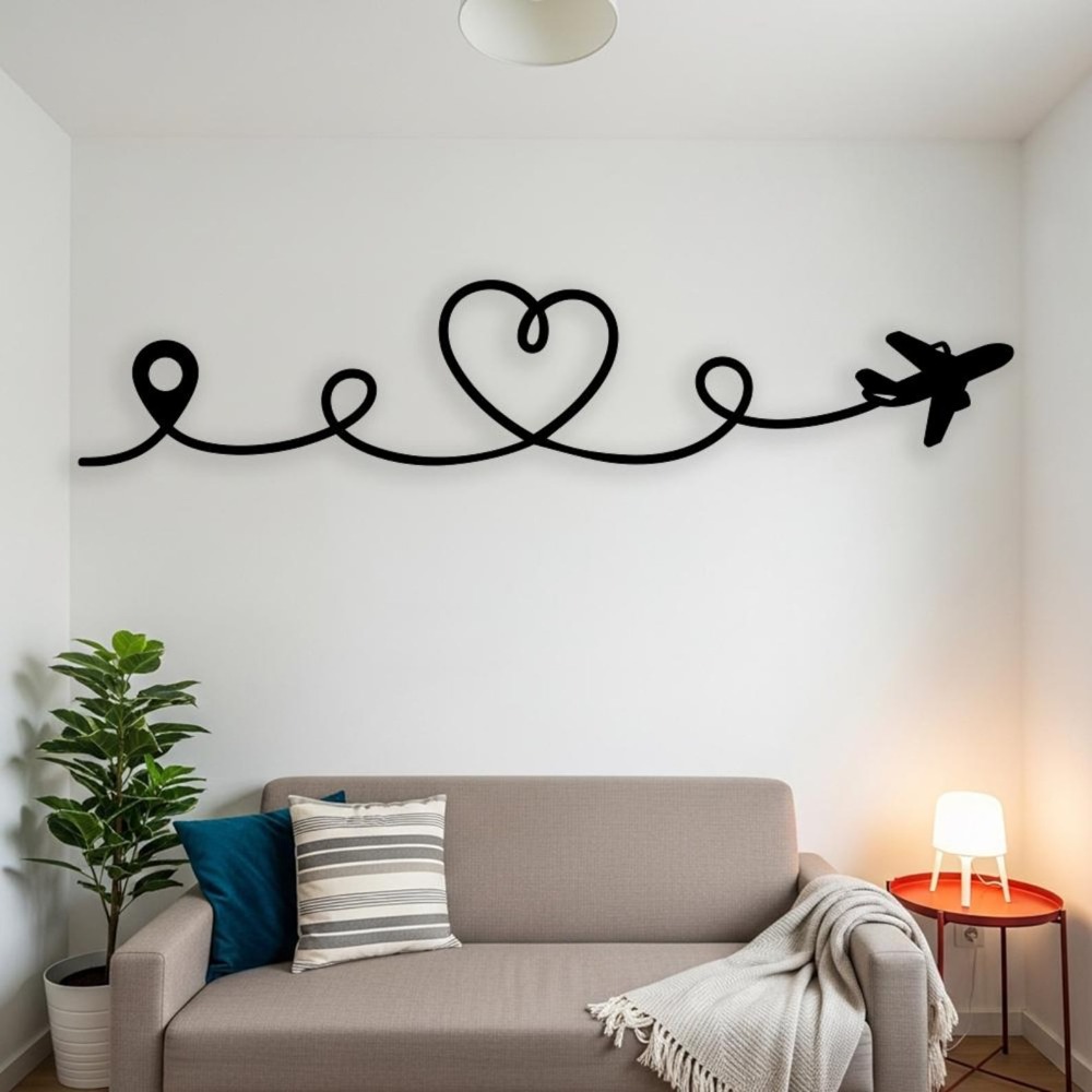 Flat Travel Metal Wall Art, La - огляд і ціна Industrial Laser Cutter
