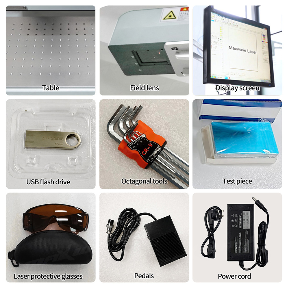 Maxwave 100W 3D Laser Marking  - огляд і ціна Industrial Laser Marking Machine