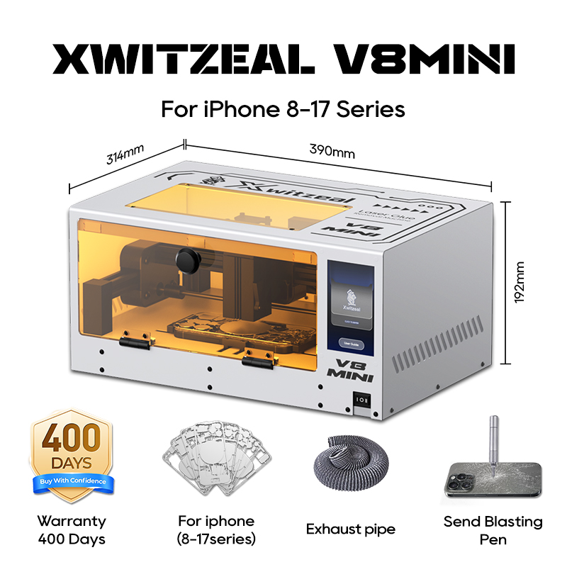 Xwitzeal® V8 MINI Laser Glue R - огляд і ціна Industrial Handheld Laser