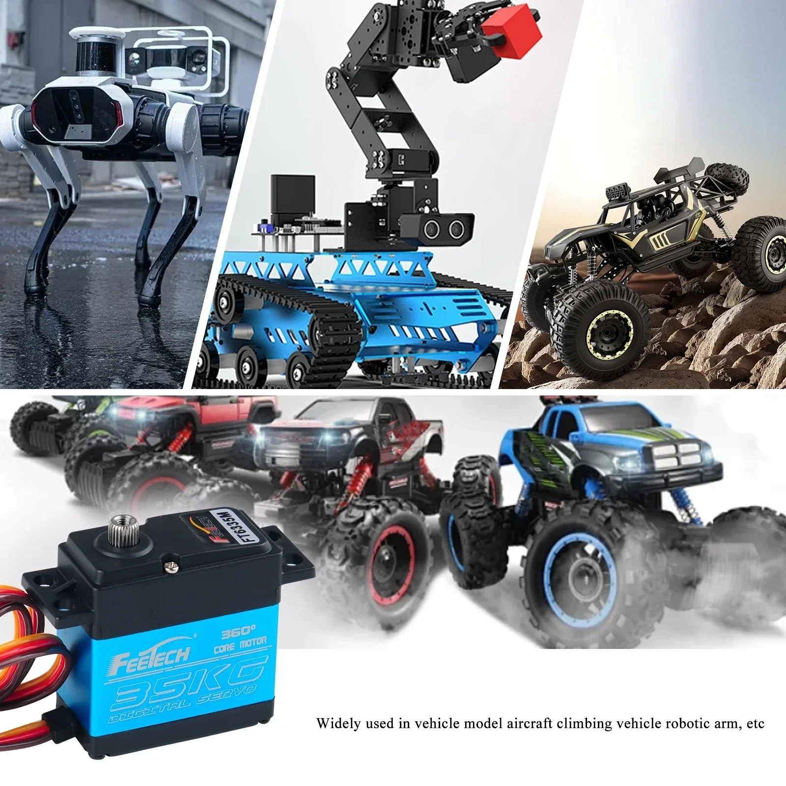 Feetech FT6335M Digital RC Ser - огляд і ціна Servo Motor Cnc