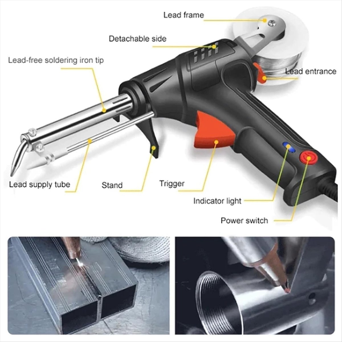 A69T Internally Heated Industr - огляд і ціна Industrial Laser Welding Tool