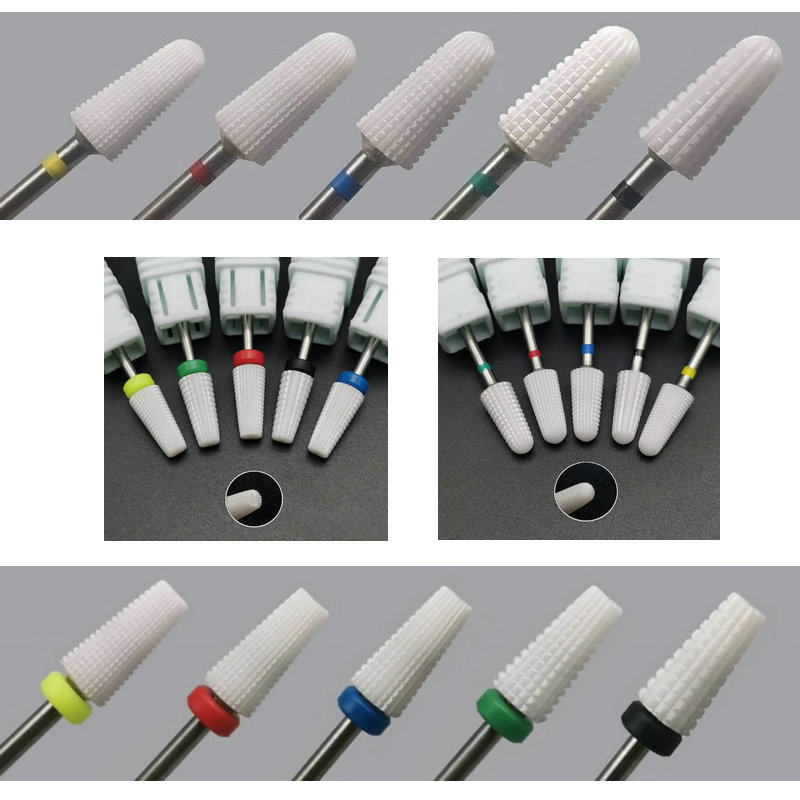 Ceramic 5 In 1 Nail Drill Bit  - огляд і ціна Acrylic Cutting Machine