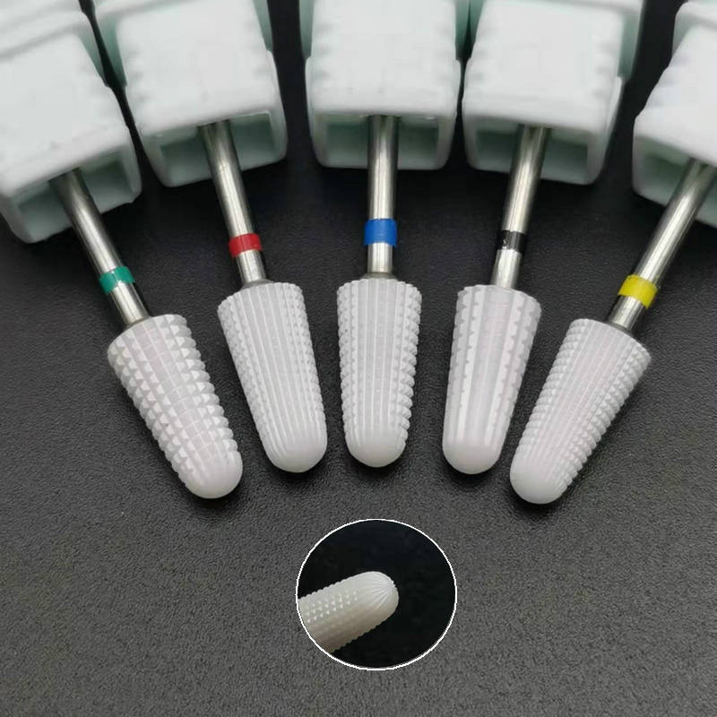 Ceramic 5 In 1 Nail Drill Bit  - огляд і ціна Acrylic Cutting Machine