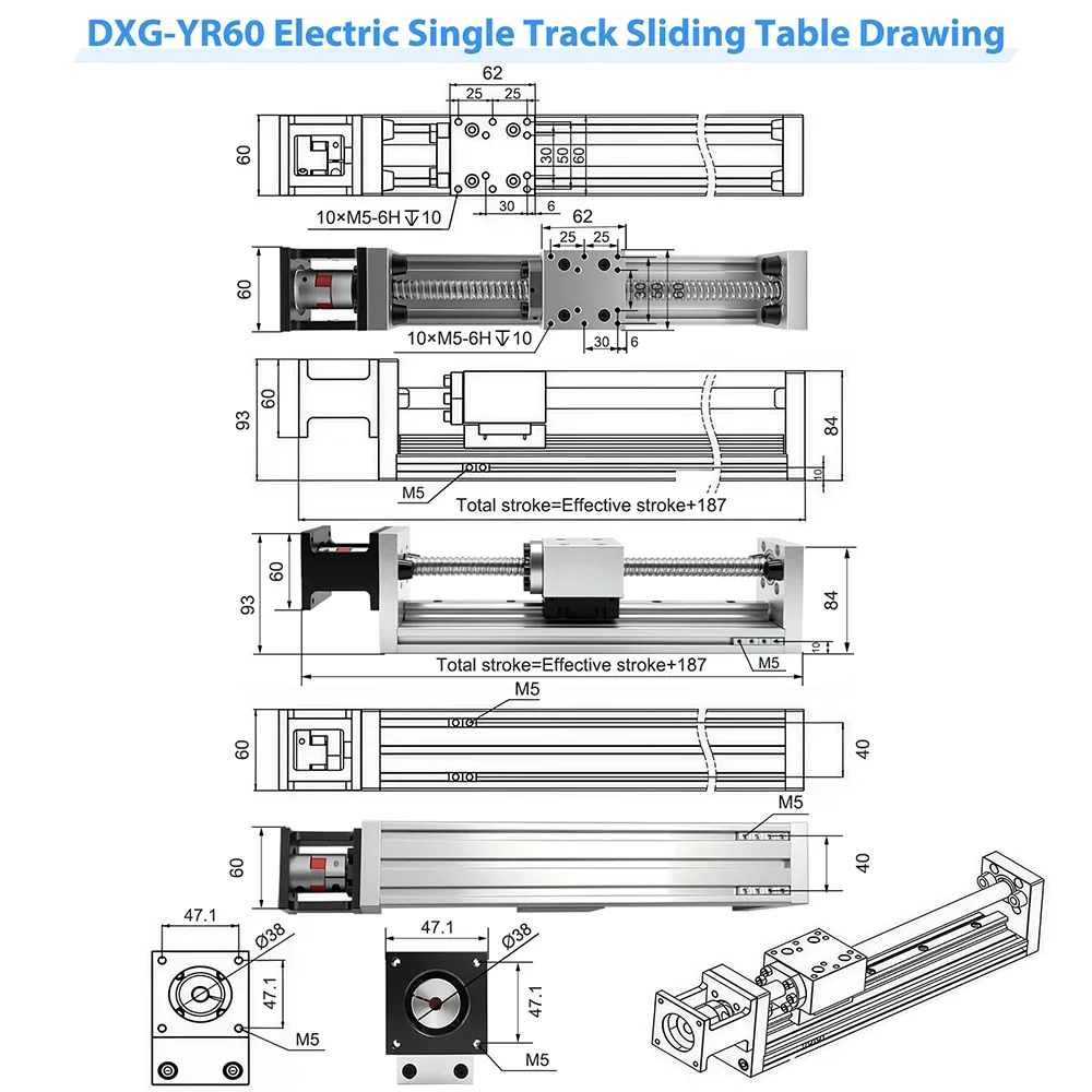 High-Precision 0.03mm Mini Lin - огляд і ціна Servo Motor Cnc