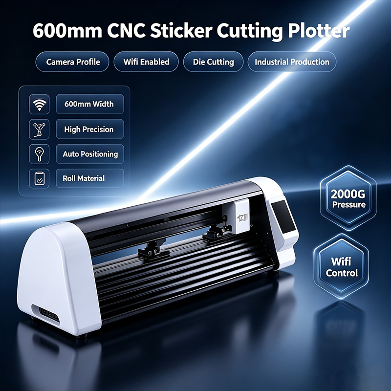 600mm CNC Laser Sticker Cuttin - огляд і ціна Industrial Laser Machines